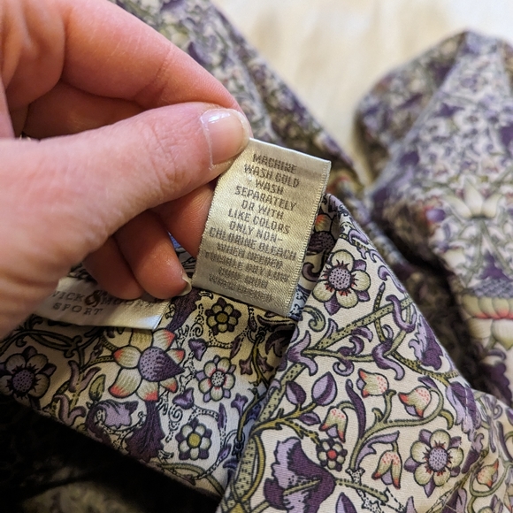 Preswick & Moore Sport multi color glor print button down size L - Picture 8 of 9